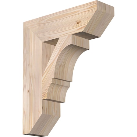 Ekena Millwork Balboa Slat Smooth Bracket, Douglas Fir, 5 1/2"W x 20"D x 24"H BKT06X20X24BOA06SDF